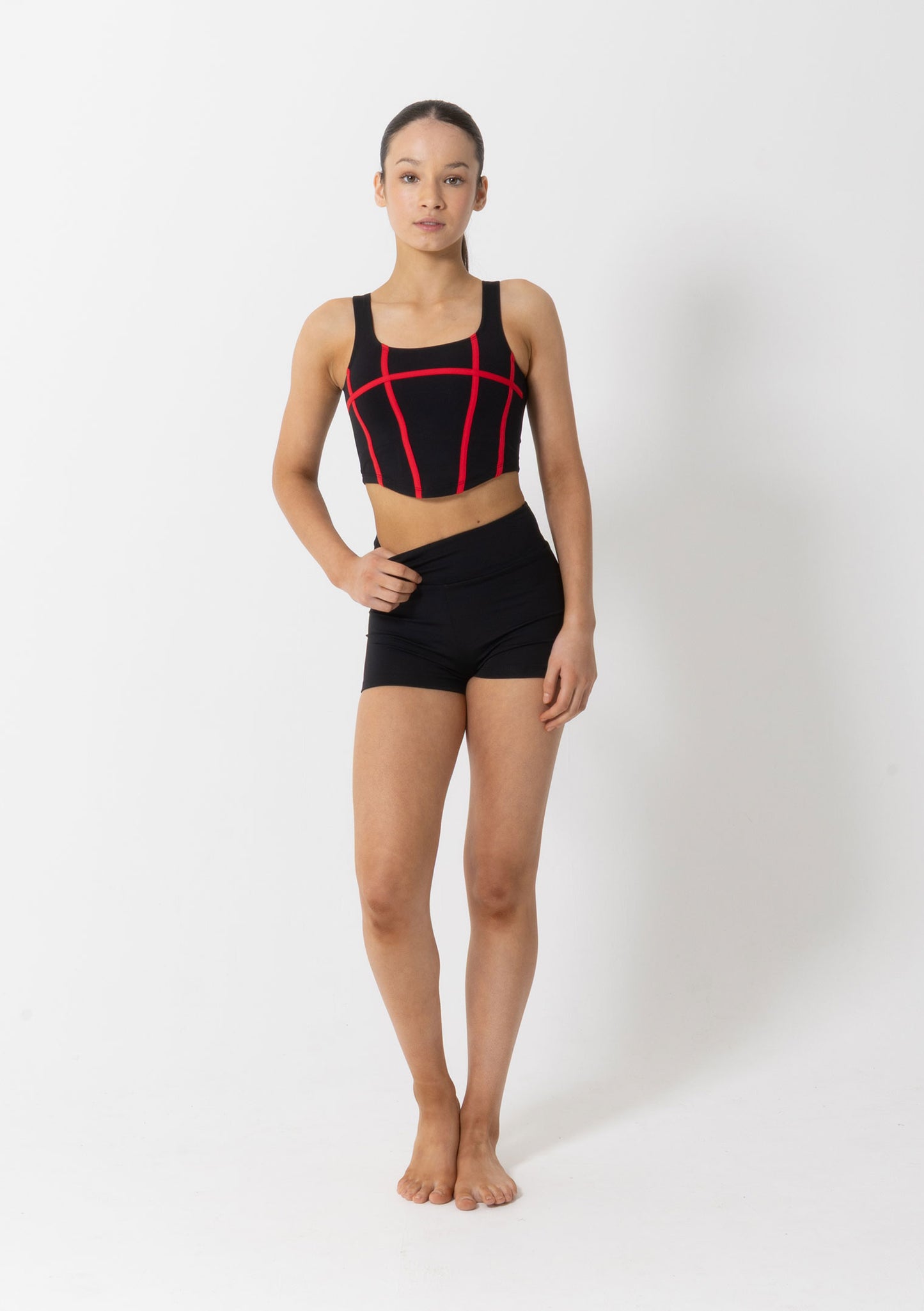 Studio-7-Livi-Crop-In-Black-Red
