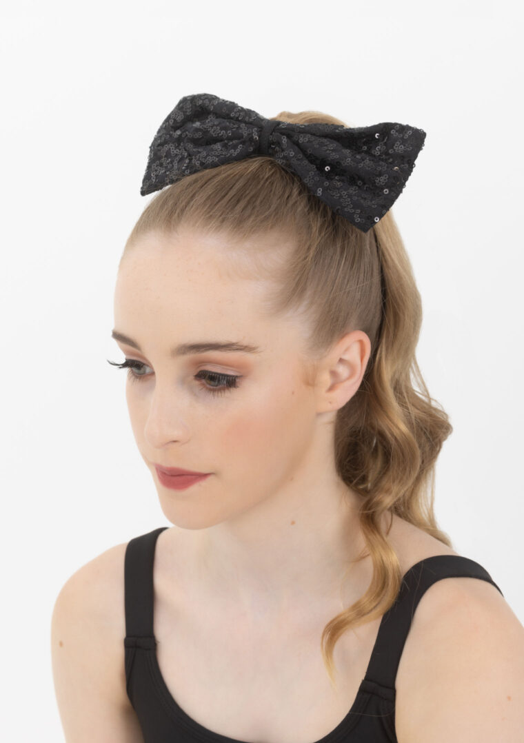 Studio 7 Sequin BowStudio7-Sequin-Bow-In-Black