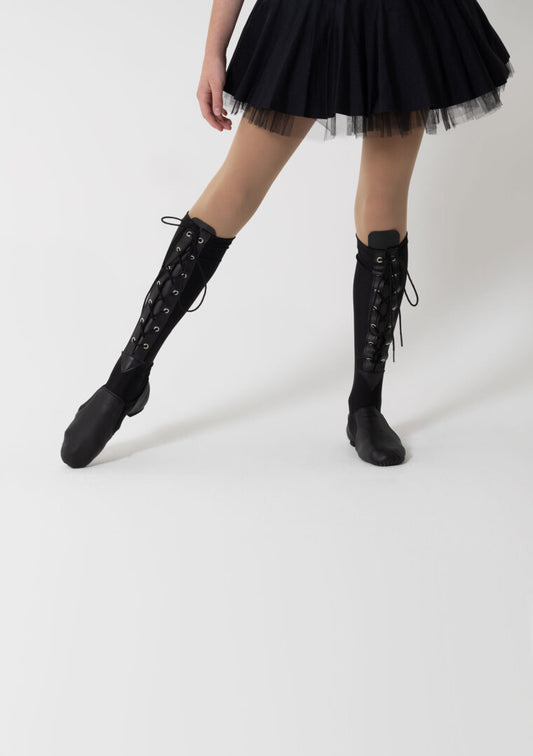 Studio7-Lace-Up-Spats-In-Black