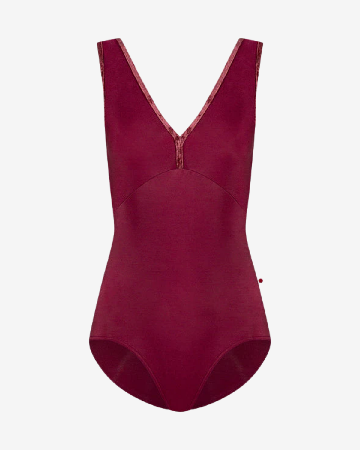 Yumiko-Alicia-Leotard-In-Burgundy-Trim