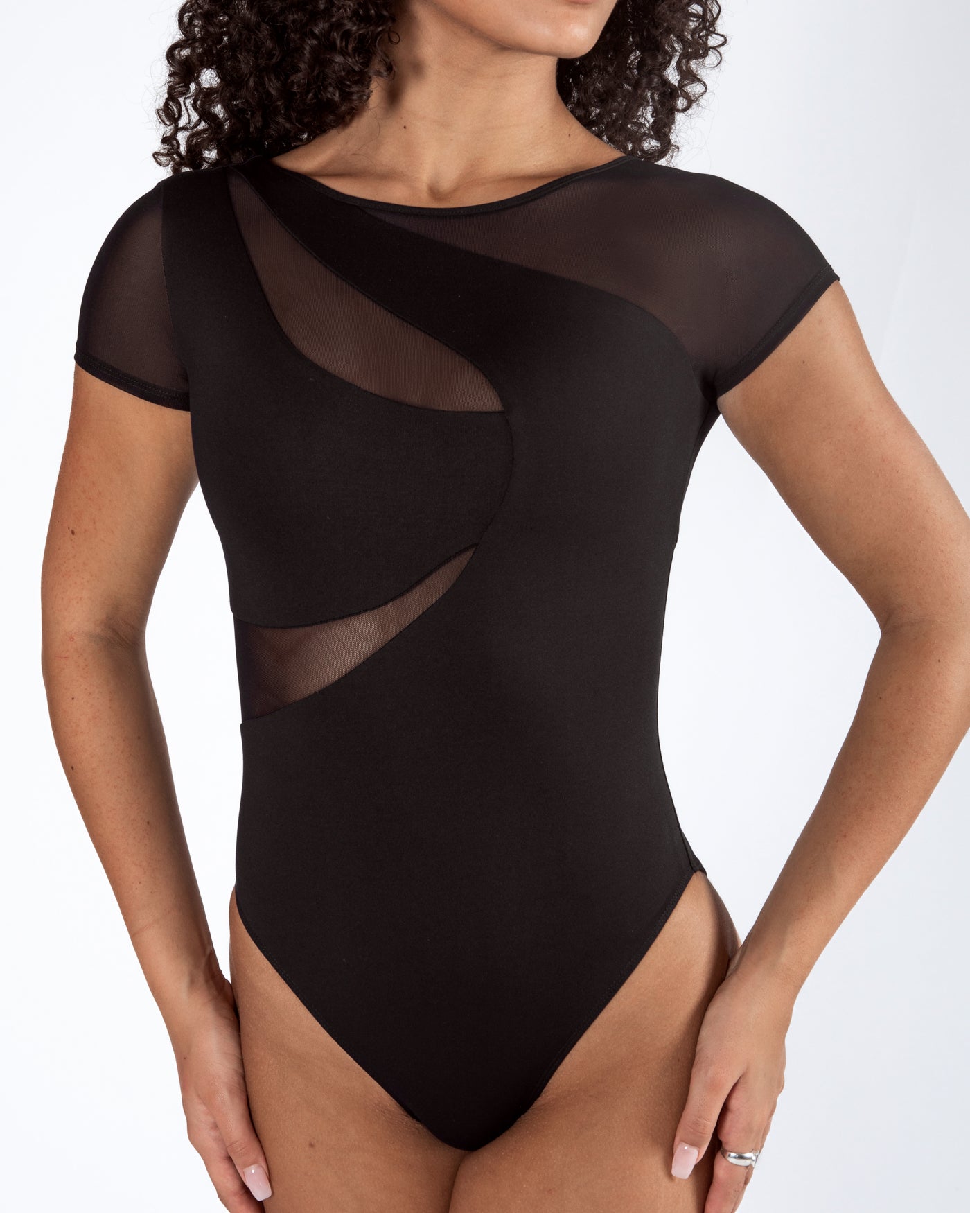 Energetiks Delta Cap Sleeve Leotard
